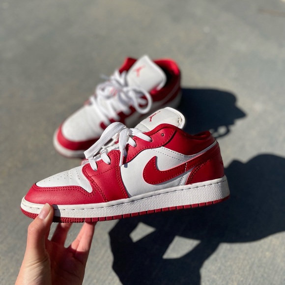 Air Jordan 1 Lows Gym red white - Picture 1 of 9